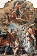 Ubaldo Gandolfi Madonna in Glory and Saints France oil painting artist